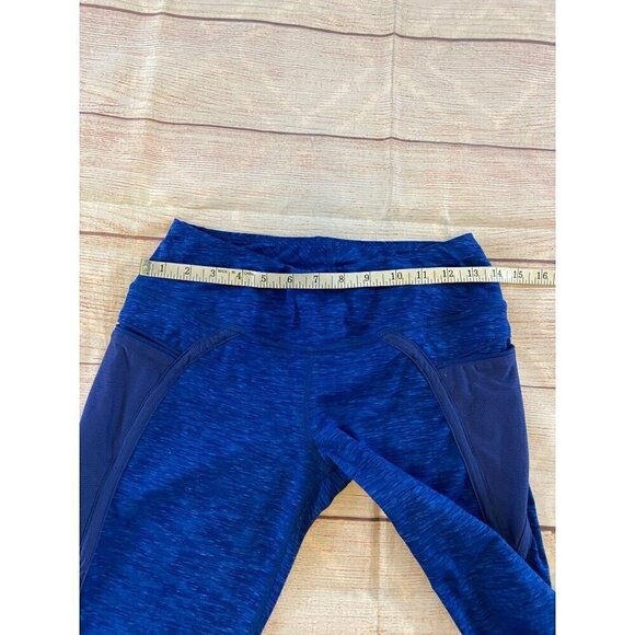 Hylete Women's Blue Nimbus Caprite Athletic Leggings - Medium - Picture 8 of 12